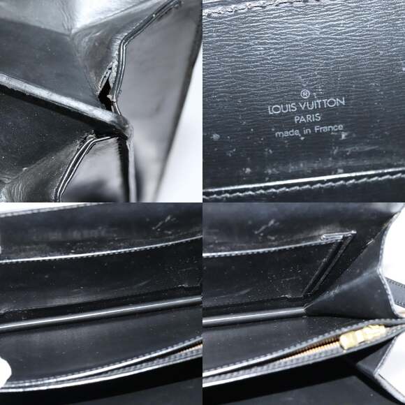 LOUIS VUITTON Epi Capuchin Shoulder Bag Black M52342 - Picture 11 of 12